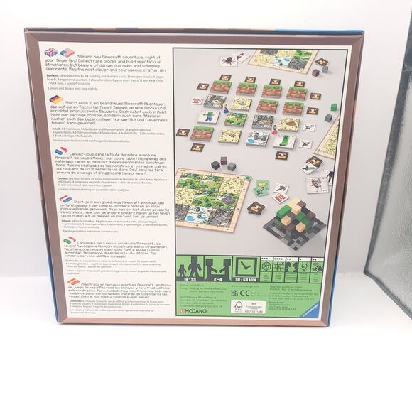 Minecraft Builders and Bioms Ravensburger Board Game - Picture 2 of 4